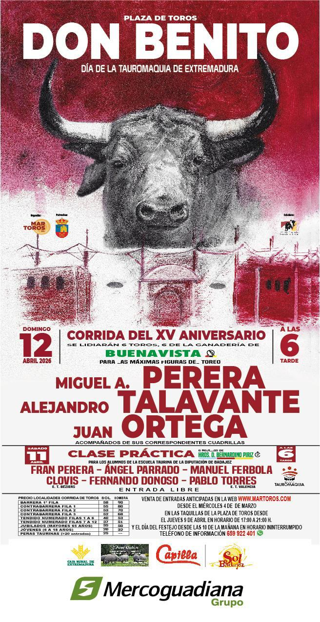 Web cartel toros 7 abril 2026